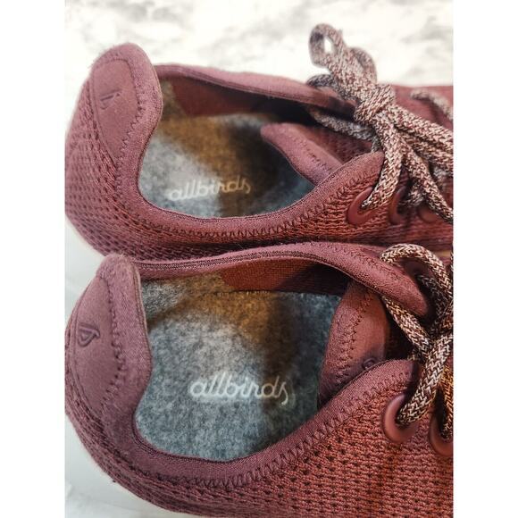 Allbirds Women's Tree Runner Red Comfort Sneaker Shoes Size‎ W8 - Picture 6 of 7